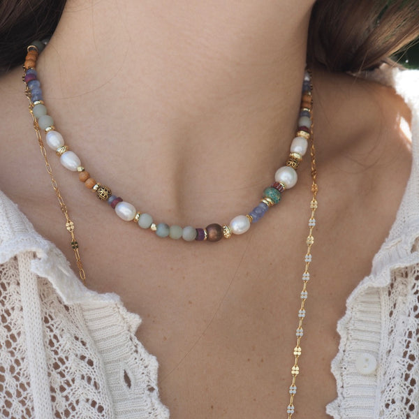 SAMARA BEADED NECKLACE