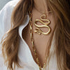 JAYMEE SNAKE STATEMENT NECKLACE