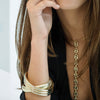 HAYLEY PUFF  MARINER LINK DROP NECKLACE