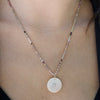 CAROLINE SHELL DISC NECKLACE