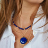 LANI LAPIS LAZULI  BEADED NECKLACE