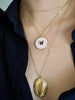 RYLEY OVAL DISC PENDANT