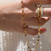 HARTLEE FOUR BOX  CHAIN NECKLACE