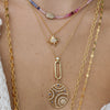 ELIZABETH PEAR  LAB GROWN DIAMOND NECKLACE