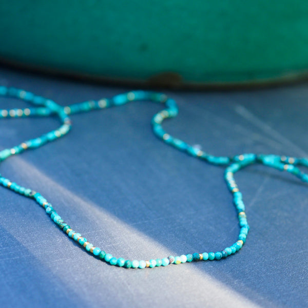SABINA TURQUOISE BEADED NECKLACES