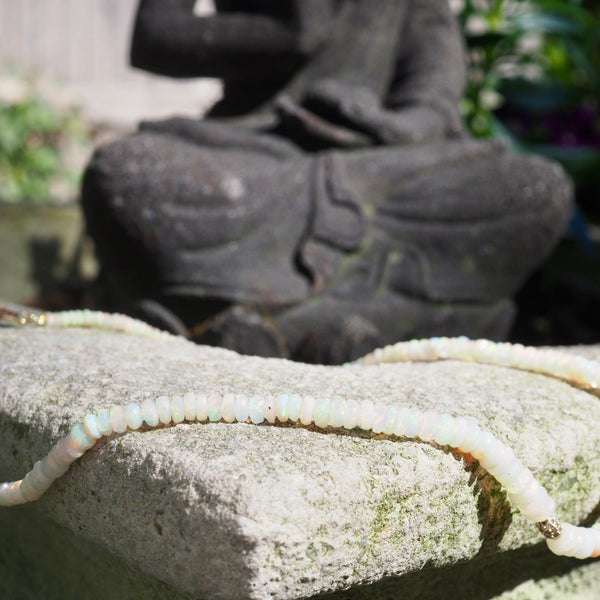 OPAL BEADED  NECKLACE