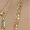 HARTLEE FOUR BOX  CHAIN NECKLACE