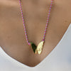 JULIA FOLDED BUTTERFLY STATEMENT NECKLACE