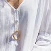 SALLY OVAL TWIST NECKLACE