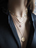 GIANNI PINK OVAL STATIONED NECKLACE