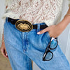 JESSIE ART DECO BELT BUCKLE