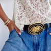 JESSIE ART DECO BELT BUCKLE