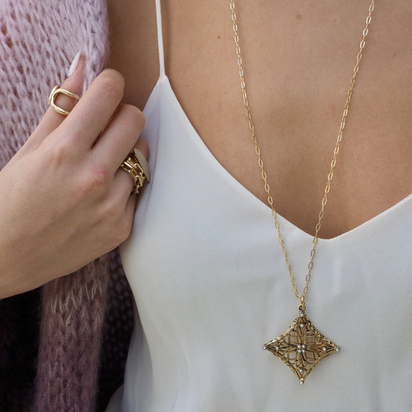 COLBEE  FILAGREE   NECKLACE
