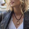 SALLY OVAL TWIST NECKLACE