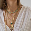 VIXY TURQUOISE TENNIS NECKLACE