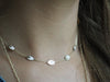 GIANNI PINK OVAL STATIONED NECKLACE