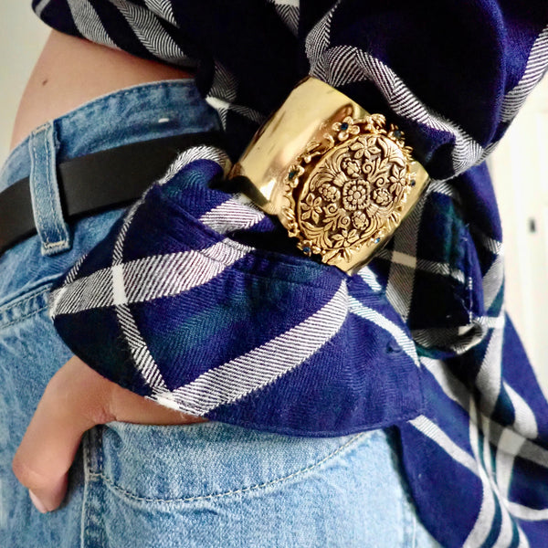 FELIX FILAGREE CUFF  BRACELET