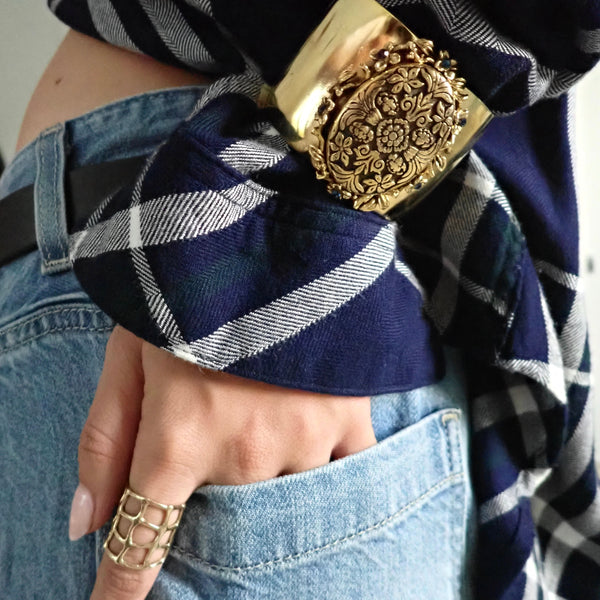 FELIX FILAGREE CUFF  BRACELET