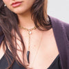 TAYLOR HORN DROP NECKLACE