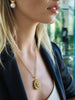 HAYDEN BURST- PEARL RIMMED  NECKLACE