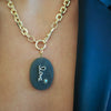 MYLA LOVE WOOD PENDANT