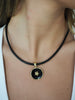 NOLA ENAMEL STAR  DISC NECKLACE