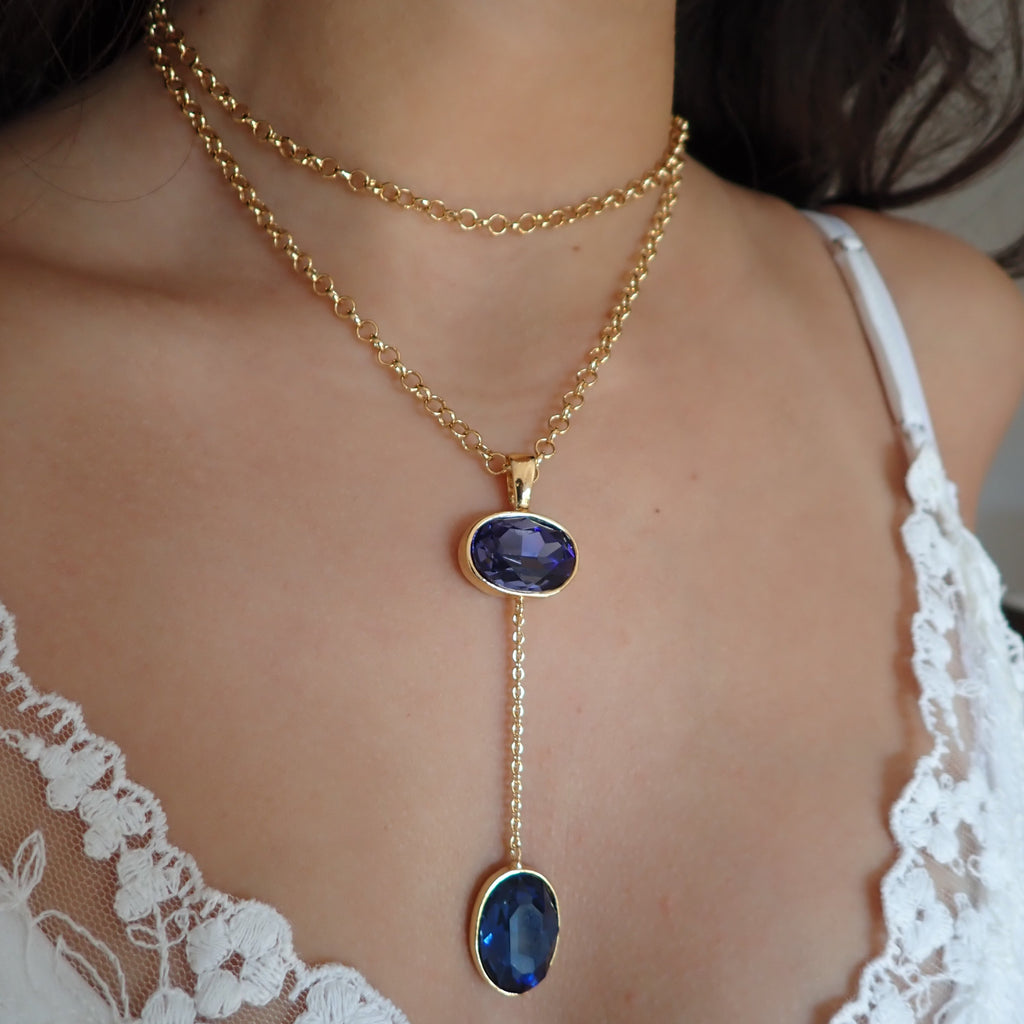 DILLON STONE CHAIN DROP