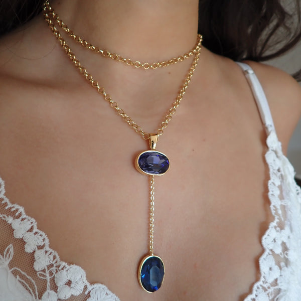 DILLON STONE CHAIN DROP