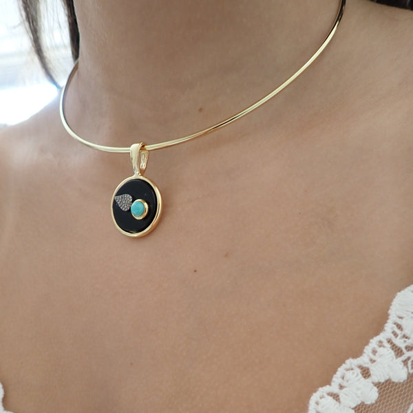 THALIA BLACK ENAMEL