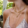 HARTLEE FOUR BOX  CHAIN NECKLACE