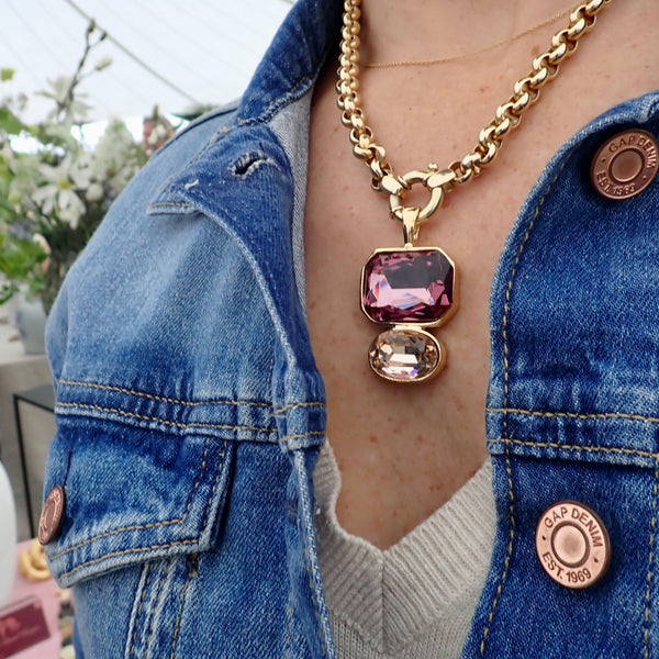 PHEOBE  DOUBLE DROP  PENDANT