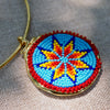ALEXX BEADED ROSETTE NECKLACES