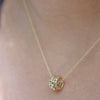 REMY - PYRAMID THREE RONDELLE NECKLACE
