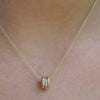 REMY - PYRAMID THREE RONDELLE NECKLACE