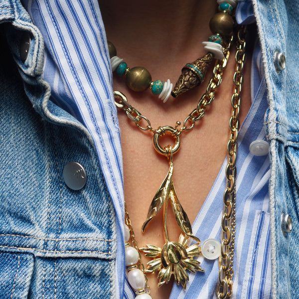 MAELA BEADED NECKLACE