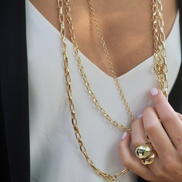BILLY WIDE DOMED GOLD BAND RING