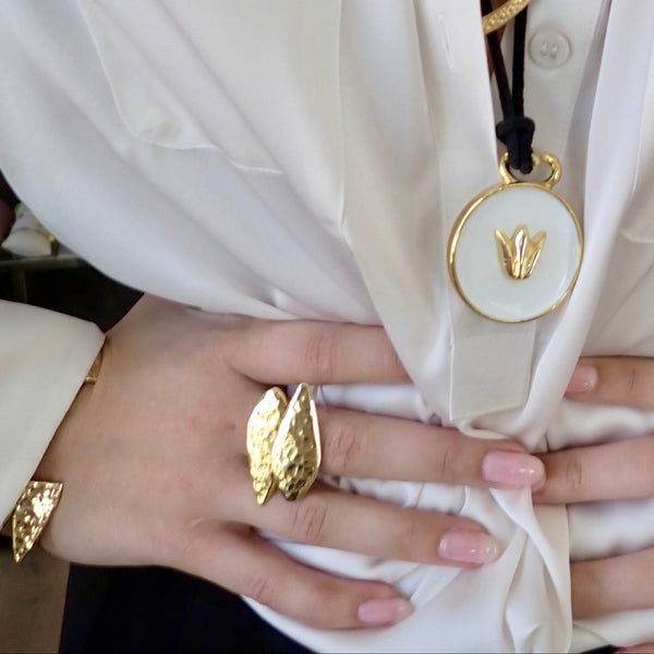 LUCA ARROWHEAD STATEMENT RING