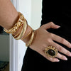 RUBY TRIPLE SCREW CUFF BRACELET