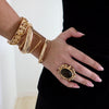 ESTELLA ONYX SWIRL SETTING STATEMENT  RING