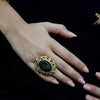 ESTELLA ONYX SWIRL SETTING STATEMENT  RING