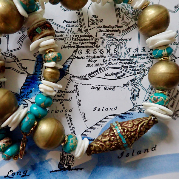 MAELA BEADED NECKLACE