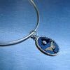 NATE ENAMEL OVAL BUTTERFLY