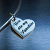 EMME - YOU ARE MY SUNSHINE HEART  NECKLACE