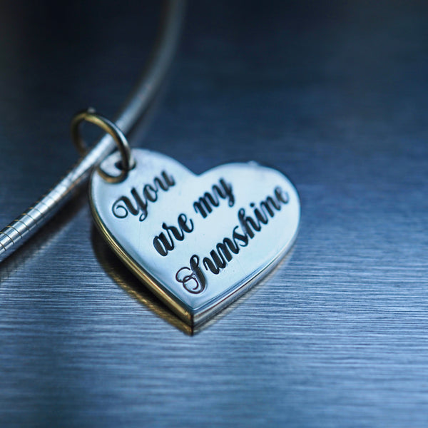 EMME - YOU ARE MY SUNSHINE HEART  NECKLACE