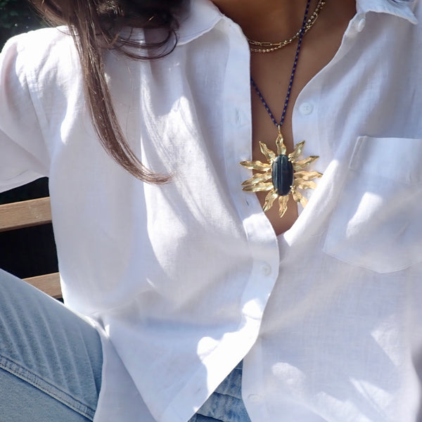 KADEN FLOWER STATEMENT NECKLACE