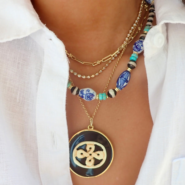BREE COLORFUL BEADED NECKLACE