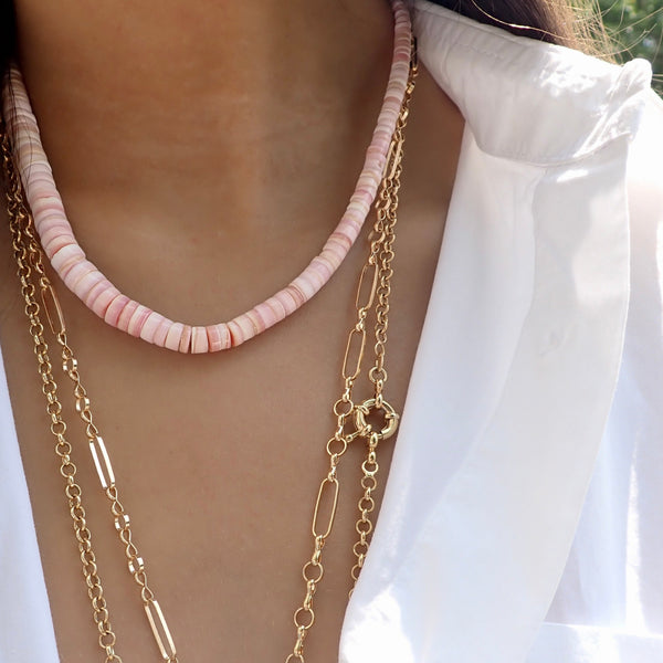 MARi CONCH BEADED NECKLACE