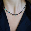HENDRIX TURQUOISE DROP BEADED NECKLACE
