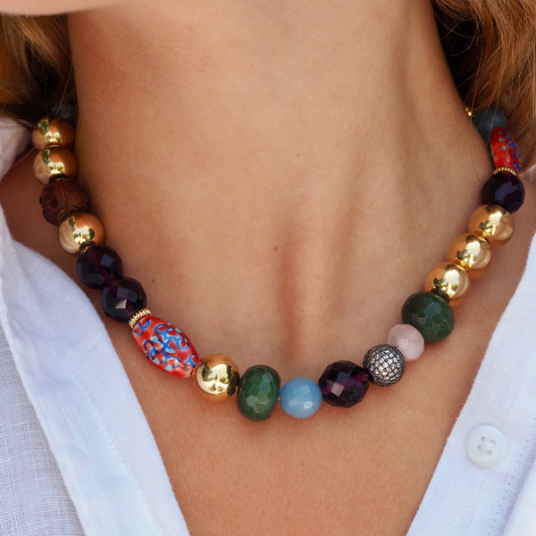 SALLY   BEADED NECKLACE