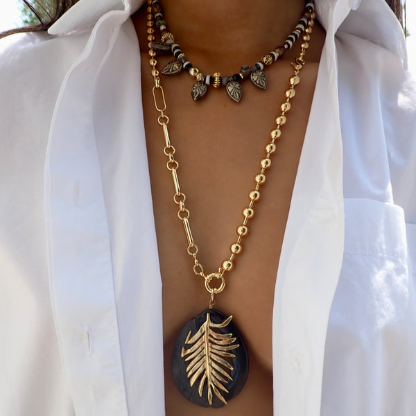 NOA  BEADED NECKLACE